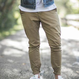 Terriemoffitt Men's Straight Fit Chino Pants — Cotton Twill